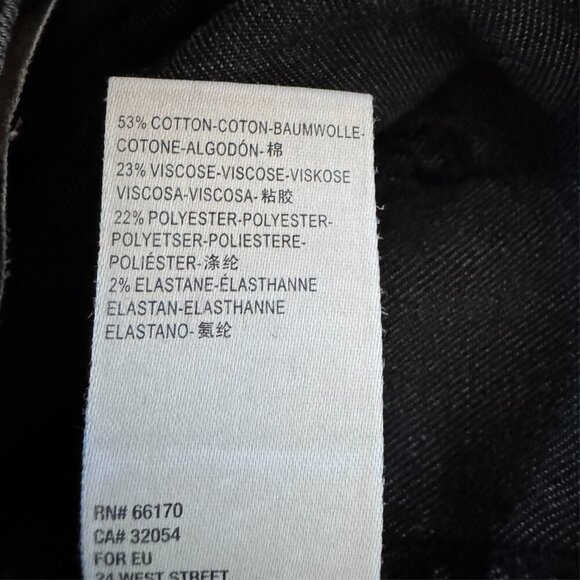 Free People We The Free Just Float On Flare Jeans Black Size 26 Bell Bottom - Picture 9 of 12